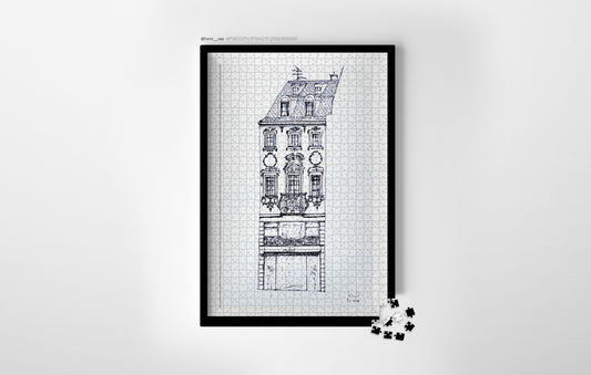 Limited Edition Puzzle, Munich, Residenzstraße 17, 48°08'25.0"N 11°34'42.1"E